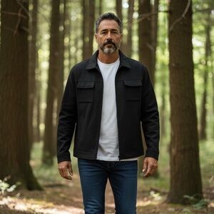 Men's Black Jacket. Size L.